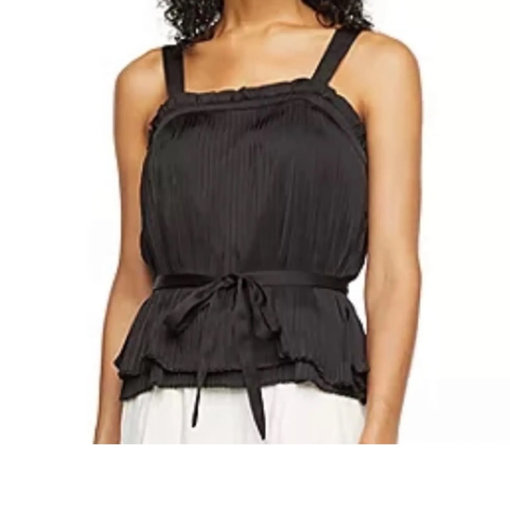 RyeGrass top sleeveless with tie waist and zip back Size S - Picture 1 of 8